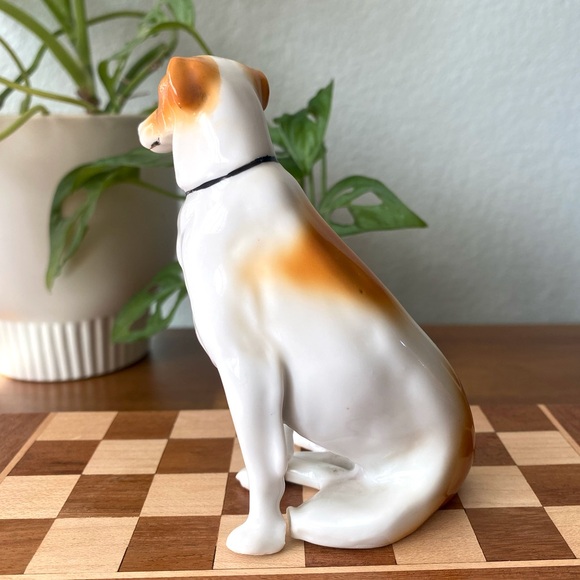 Vintage Fritz Pfeffer Gotha Porcelain Russian Wolfhound Borzoi 4” Whippet dog - Picture 4 of 9